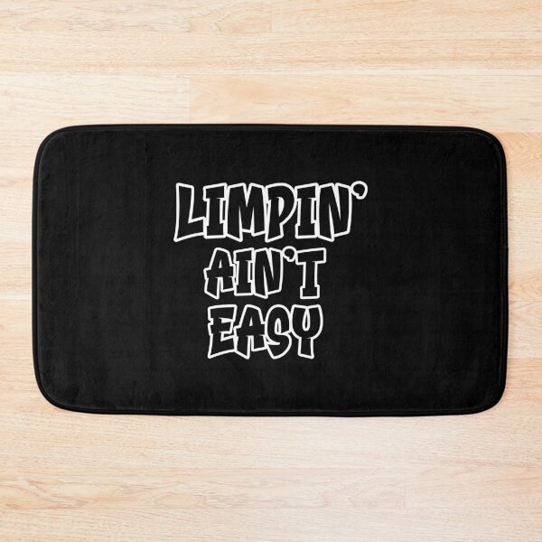 Item preview, Limpin Aint Easy - white text - funny help recovering from surgery designed and sold by EmeraldeaArt.