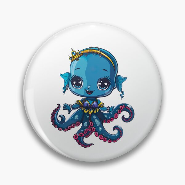 Item preview, chibi octopus v21 designed and sold by Stickio.