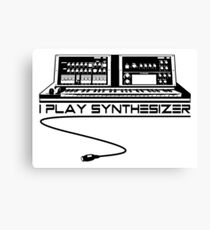 I Play Synthesizer Canvas Print