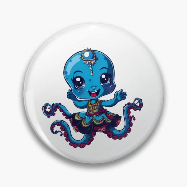 Item preview, chibi octopus v23 designed and sold by Stickio.