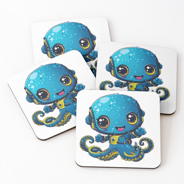 Item preview, chibi octopus v24 designed and sold by Stickio.