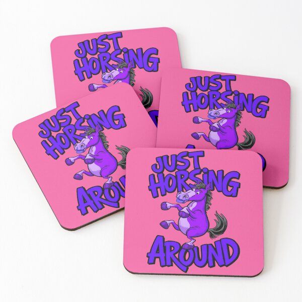 Item preview, Just Horsing Around Funny Horse Quote designed and sold by TheArtOfPat.