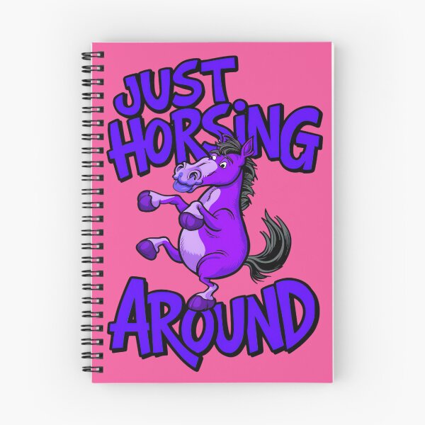 Item preview, Just Horsing Around Funny Horse Quote designed and sold by TheArtOfPat.
