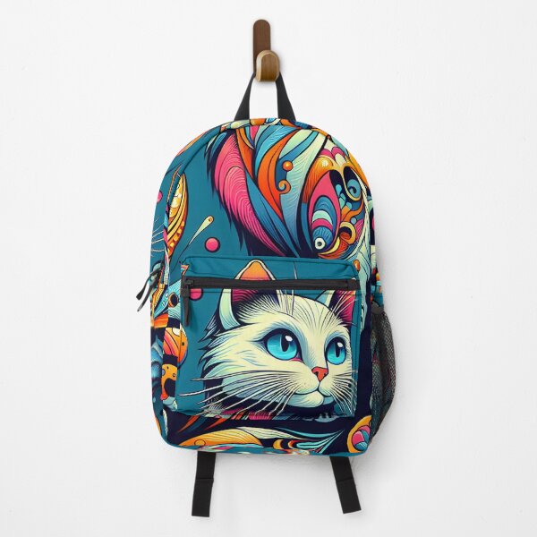 Item preview, Psychedelic Cat Wallpaper designed and sold by Travelcases.