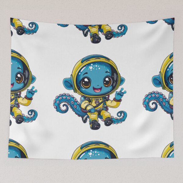 Item preview, chibi octopus v26 designed and sold by Stickio.