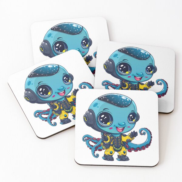 Item preview, chibi octopus v27 designed and sold by Stickio.