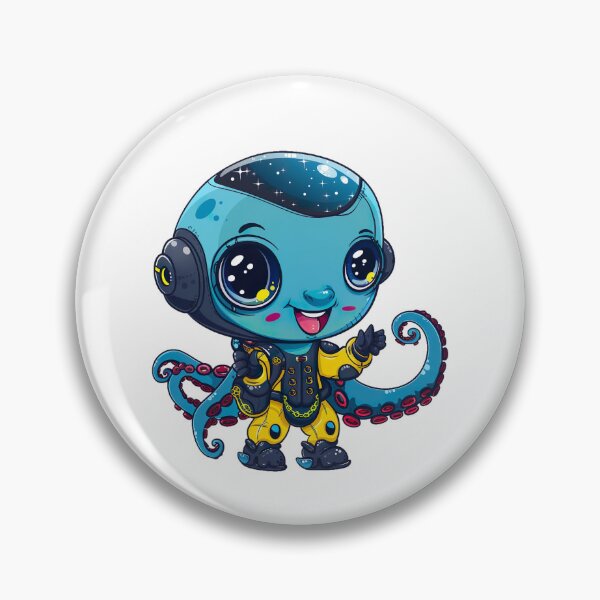 Item preview, chibi octopus v27 designed and sold by Stickio.