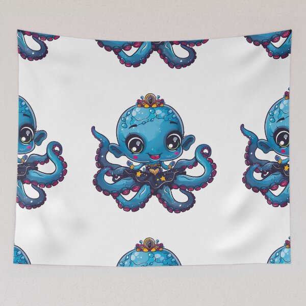 Item preview, chibi octopus v28 designed and sold by Stickio.