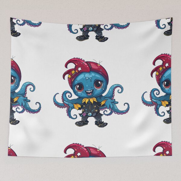 Item preview, chibi octopus v29 designed and sold by Stickio.