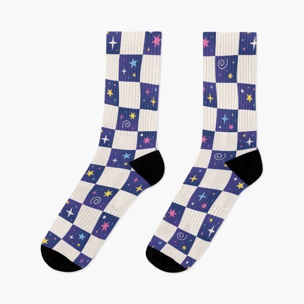Item preview, Starry Checkers designed and sold by Dalmata's Spot.