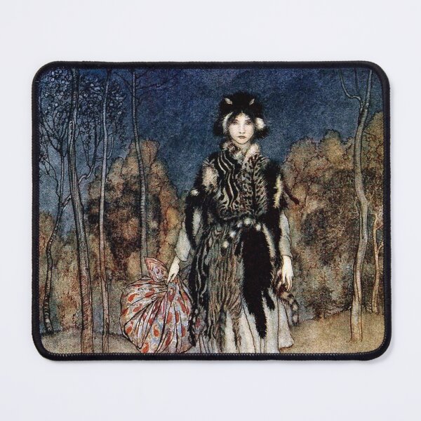 Item preview, Cat-skin - Brothers Grimm - Arthur Rackham designed and sold by forgottenbeauty.
