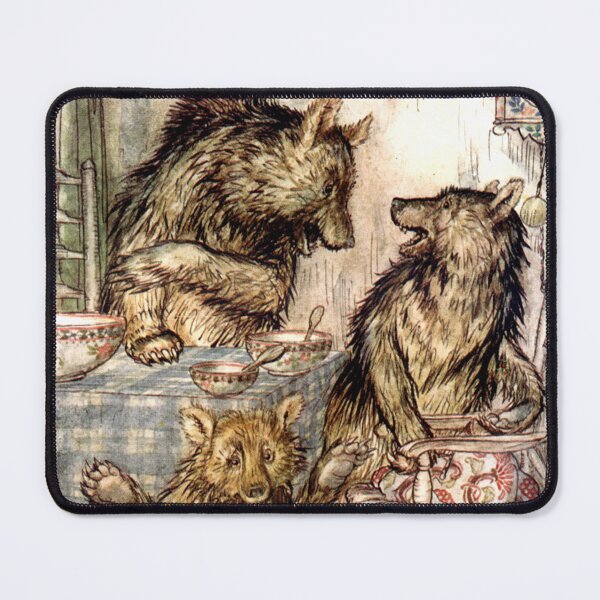 Item preview, Goldilocks and the Three Bears - Arthur Rackham designed and sold by forgottenbeauty.