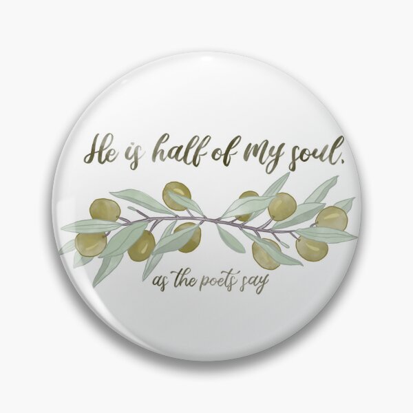 Item preview, “He is half of my soul” - The Song Of Achilles  designed and sold by Mikayla8110.