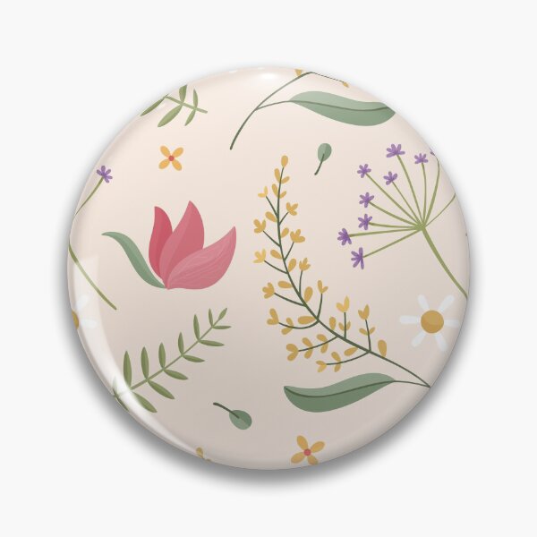 Item preview, Hand-Drawn Pressed Flowers Pattern designed and sold by hjian8219.