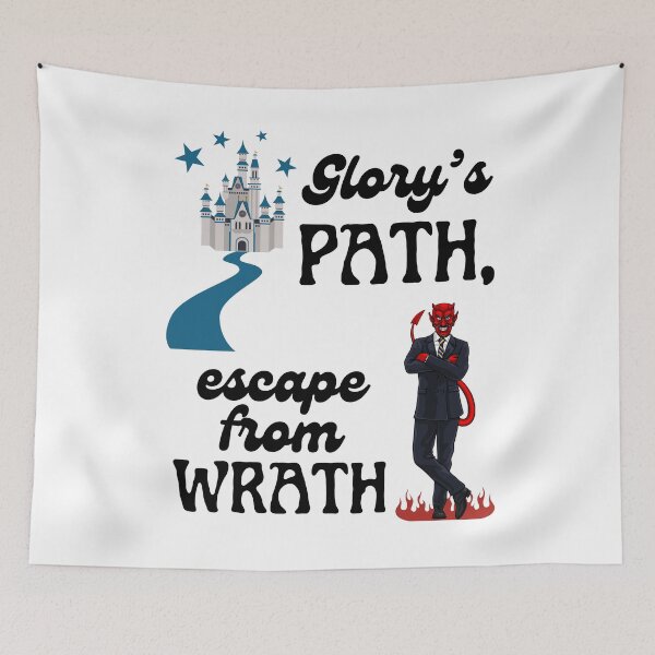 Item preview, Glory's Path, Escape From Wrath designed and sold by aheartforgod.