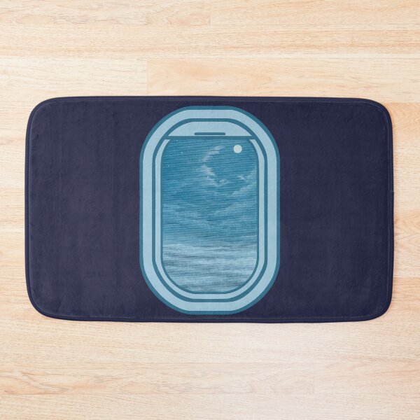 Item preview, Plane Window Night Sky Painting Full Moon Scene designed and sold by skye-studio.