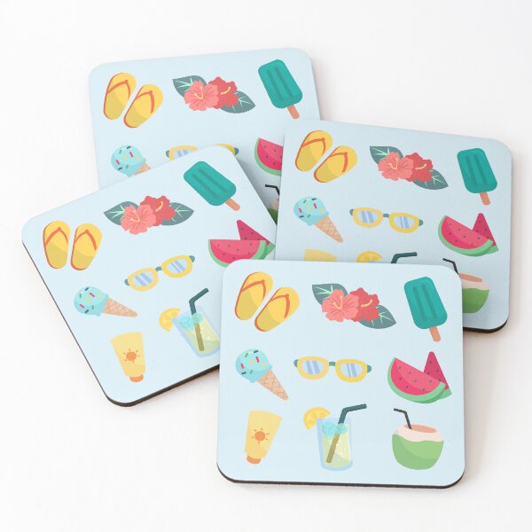 Item preview, Flat Summer Elements Collection designed and sold by hjian8219.