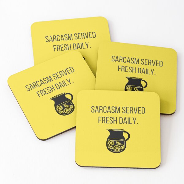Item preview, Sarcasm Served Fresh Daily designed and sold by tmachtan.