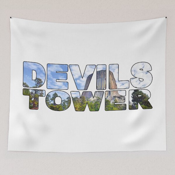 Item preview, DEVILS TOWER - National Monument Wyoming USA Pines designed and sold by Adam Gormley.