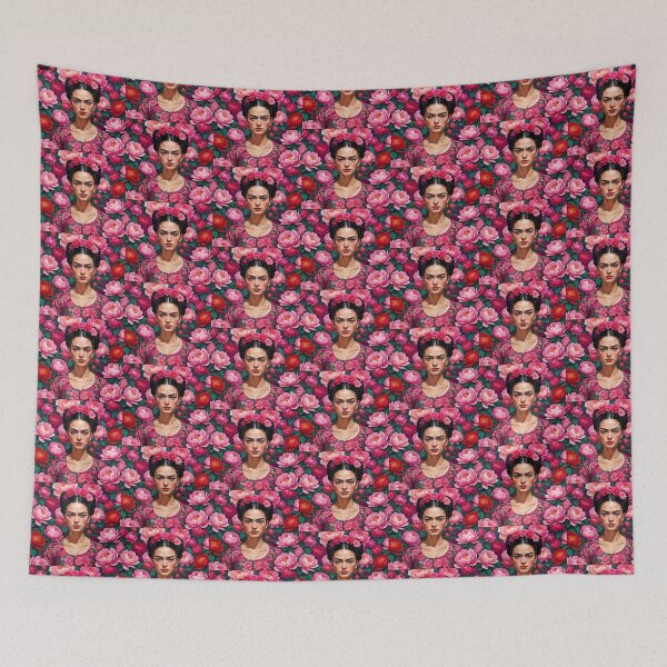 Item preview, Frida kahlo portrait  Roses Frida kahlo   designed and sold by TeeARTHY.