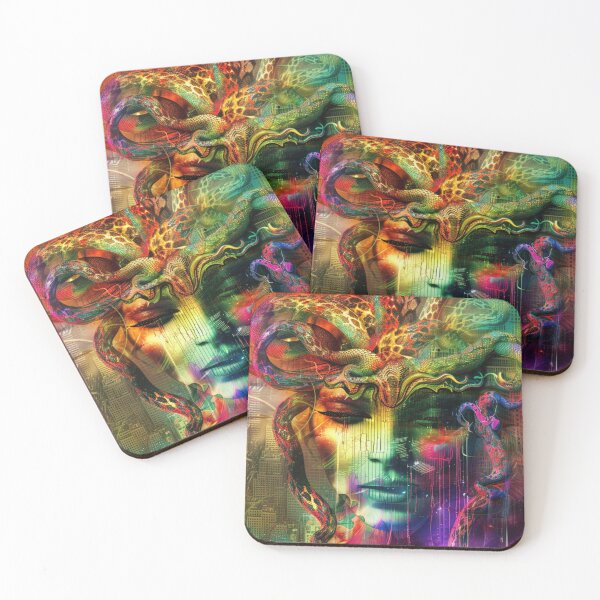 Item preview, medusa snake rainbow  designed and sold by Agarweinchtien.
