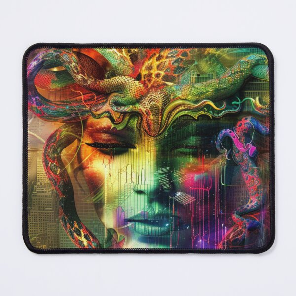 Item preview, medusa snake rainbow  designed and sold by Agarweinchtien.