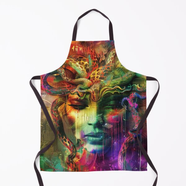 Item preview, medusa snake rainbow  designed and sold by Agarweinchtien.