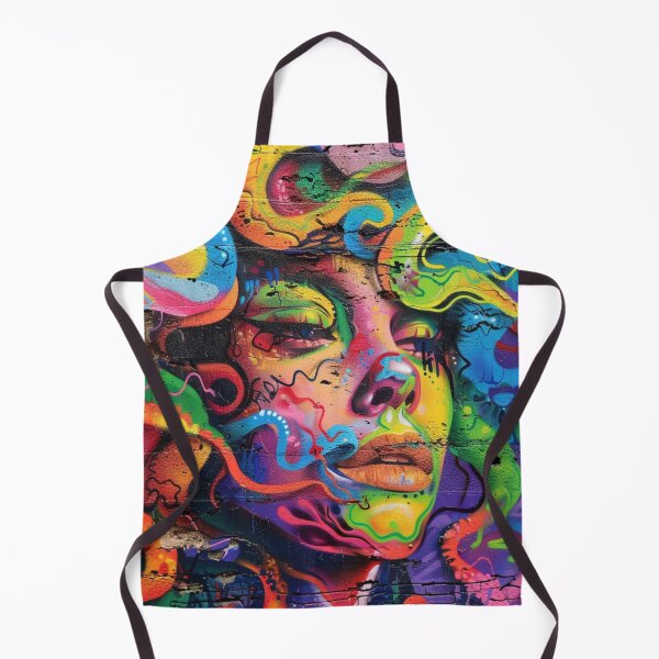 Item preview, medusa graffiti rainbow snake designed and sold by Agarweinchtien.