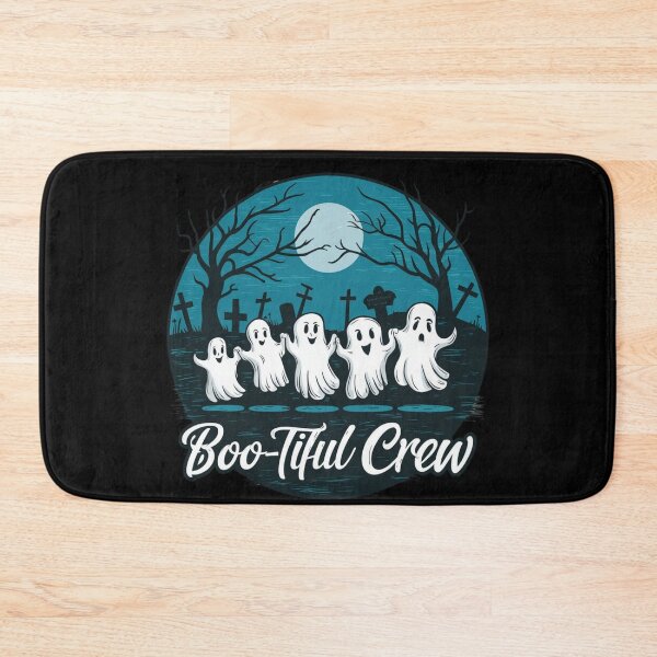 Item preview, Friendly ghosts say Boo-tiful crew designed and sold by mood-draftsman.
