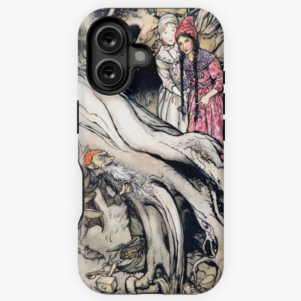 Item preview, Snow White and Rose Red - Brothers Grimm - Arthur Rackham designed and sold by forgottenbeauty.