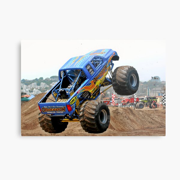 Monster Trucks - Big Things Go Boom Metal Print