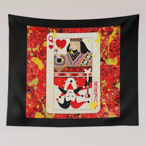 Item preview, kartu joker dan queen poker designed and sold by aftreliafania.