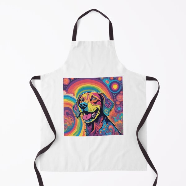 Item preview, Happiness dog in psychedelic style 6 designed and sold by juabjakkrod.