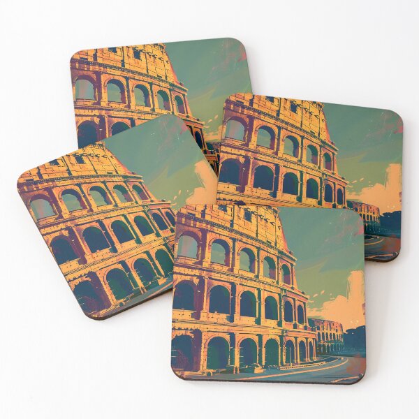 Item preview, Retro poster "The Colosseum" designed and sold by MidArtForge.