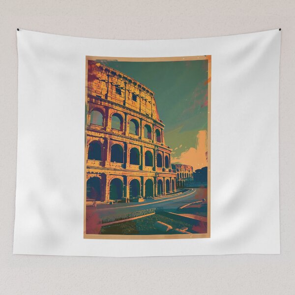 Item preview, Retro poster "The Colosseum" designed and sold by MidArtForge.