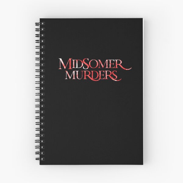 Item preview, Midsomer Logo Blood Red (on Black) designed and sold by PawsitiveMum3.