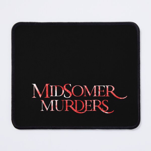 Item preview, Midsomer Logo Blood Red (on Black) designed and sold by PawsitiveMum3.