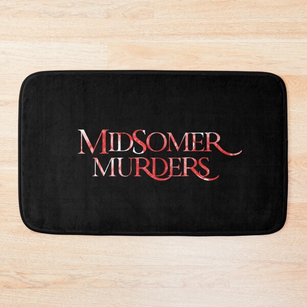 Item preview, Midsomer Logo Blood Red (on Black) designed and sold by PawsitiveMum3.