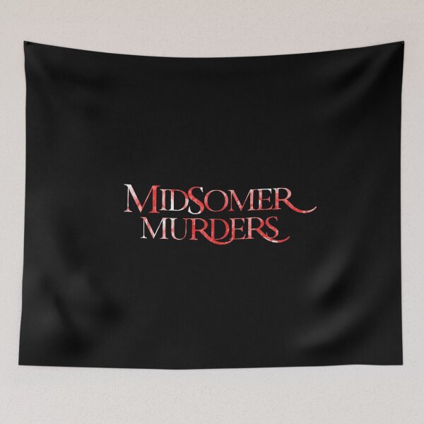 Item preview, Midsomer Logo Blood Red (on Black) designed and sold by PawsitiveMum3.