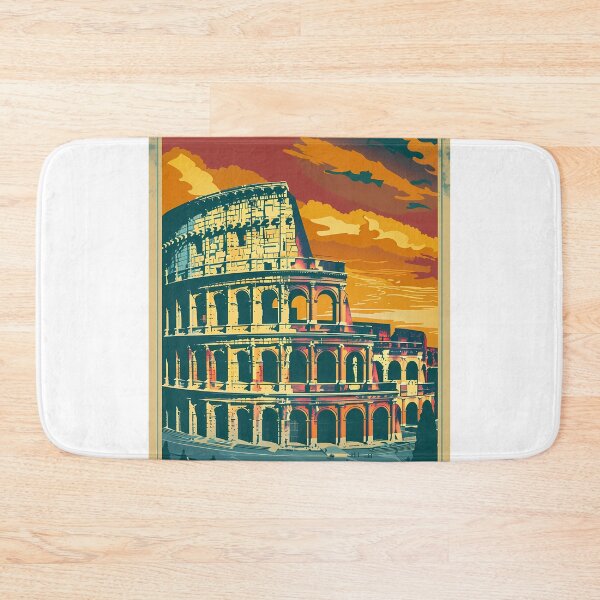 Item preview, Retro poster "The Colosseum" designed and sold by MidArtForge.