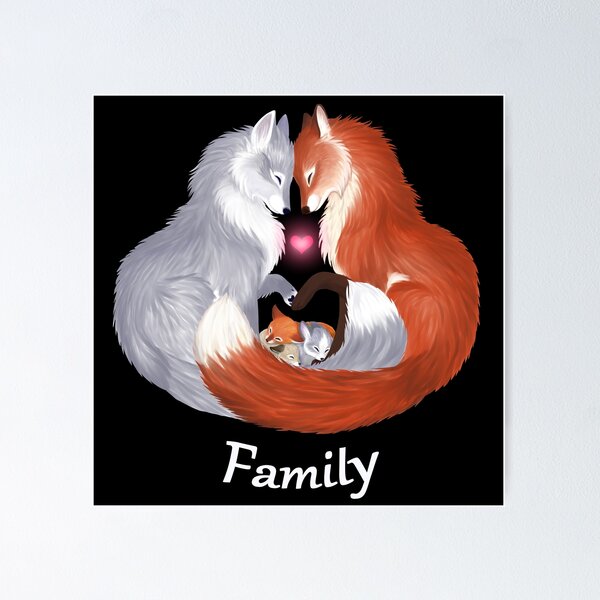 Item preview, Fox Family designed and sold by KindArtedMama.