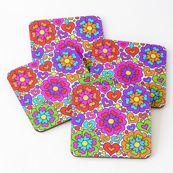 Item preview, Hippy Hearts and Flowers designed and sold by Lois Eastlund.
