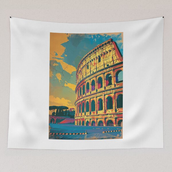 Item preview, Retro poster "The Colosseum" designed and sold by MidArtForge.