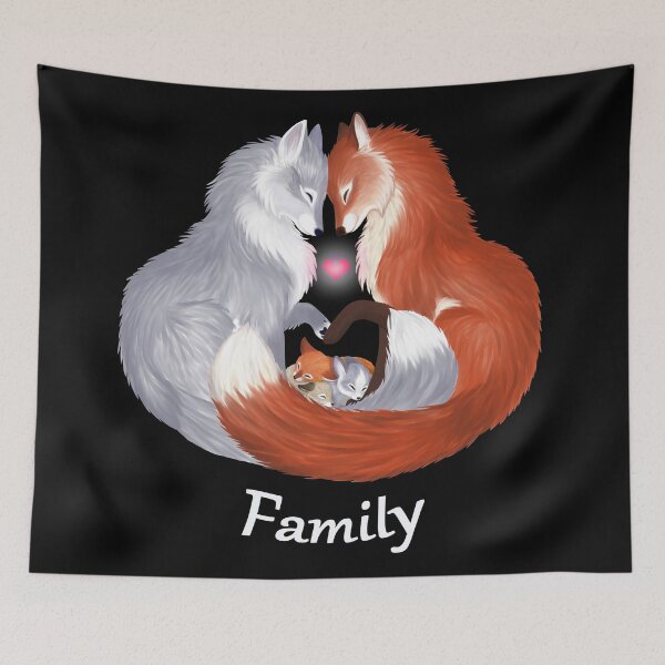 Item preview, Fox Family designed and sold by KindArtedMama.