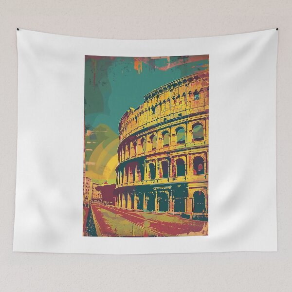 Item preview, Retro poster "The Colosseum" designed and sold by MidArtForge.