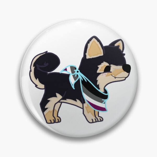 Item preview, Shiba Love - Asexual Pride designed and sold by Sarah Reed.