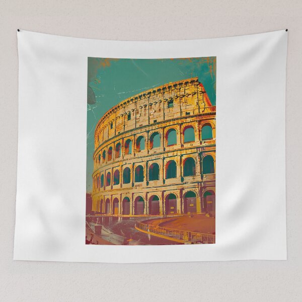 Item preview, Retro poster "The Colosseum" designed and sold by MidArtForge.