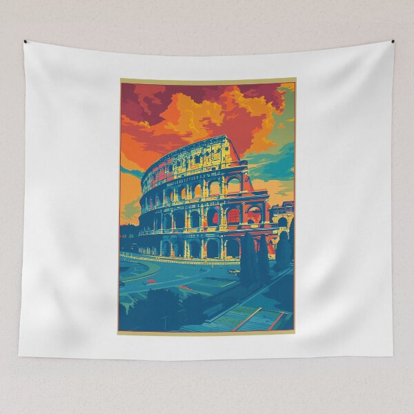 Item preview, Retro poster "The Colosseum" designed and sold by MidArtForge.