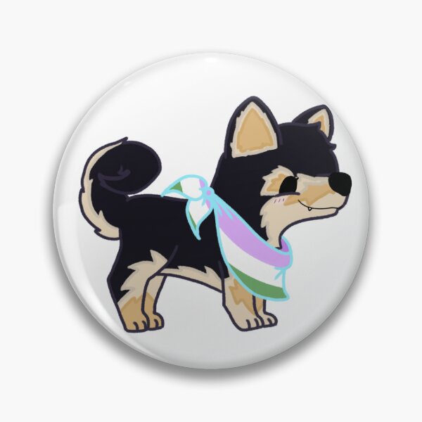 Item preview, Shiba Love - Genderqueer Pride designed and sold by Sarah Reed.