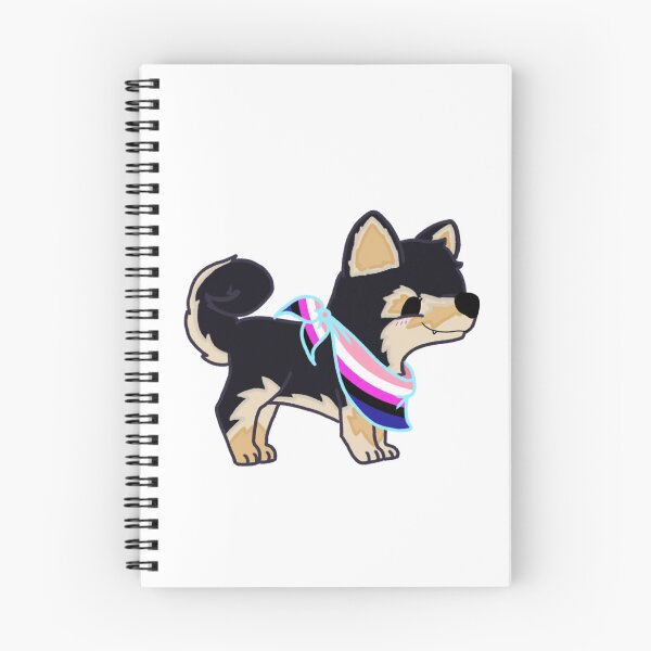 Item preview, Shiba Love - Genderfluid Pride designed and sold by Sarah Reed.